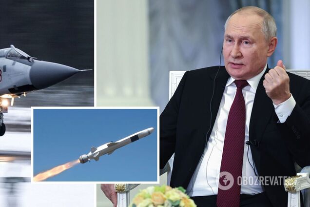 Британська розвідка запевнила, що Путін блефує із заявами про МІГи з 'Кинджалами' над Чорним морем
