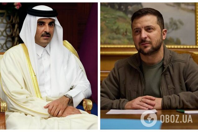 'Формула миру залишається дуже важливою': Зеленський провів переговори з еміром Катару