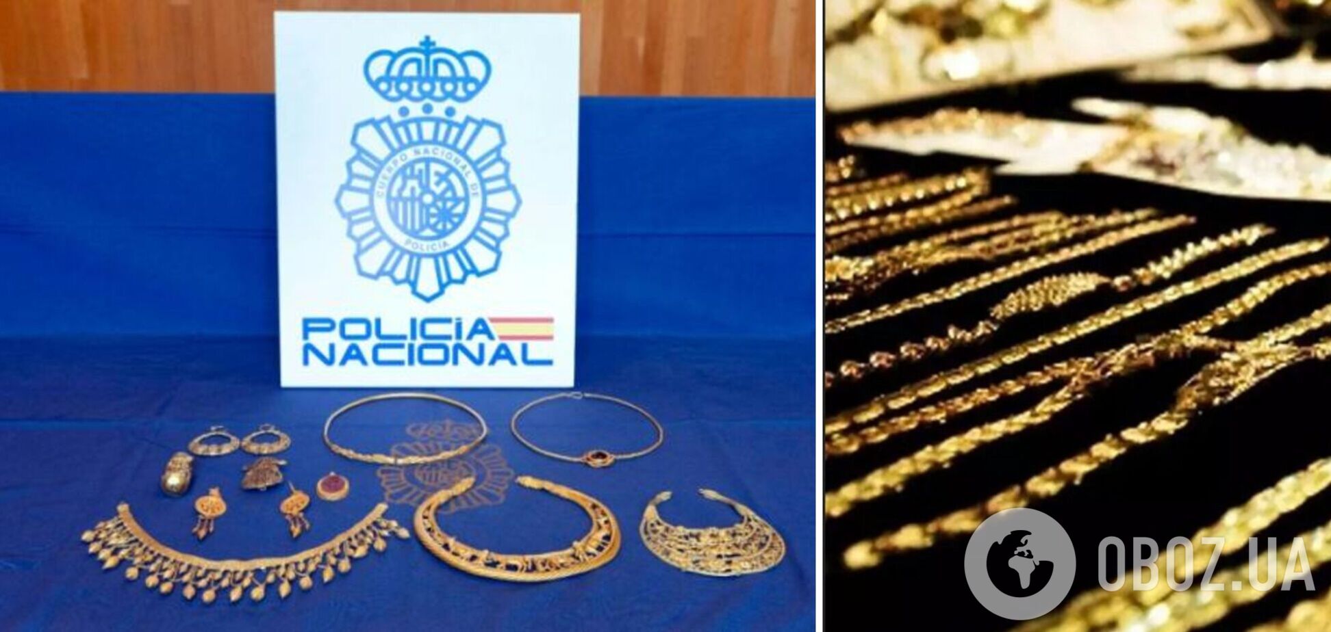 Іспанія конфіскувала викрадені з України золоті артефакти греко-скіфської доби на €60 млн: викрадачів затримано. Фото і відео