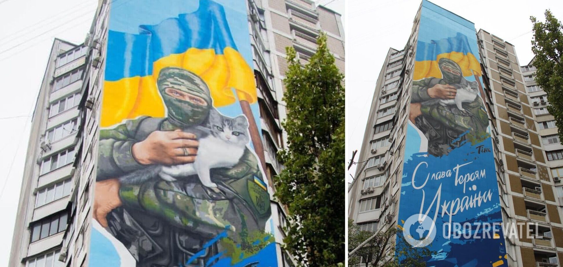 Мурал появился в Дарницком районе столицы