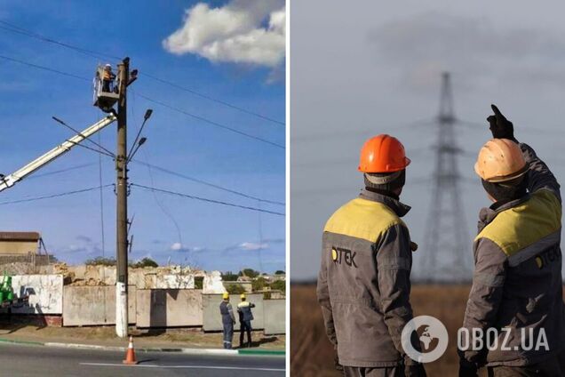 За неделю энергетики ДТЭК вернули свет 77 тысячам семей