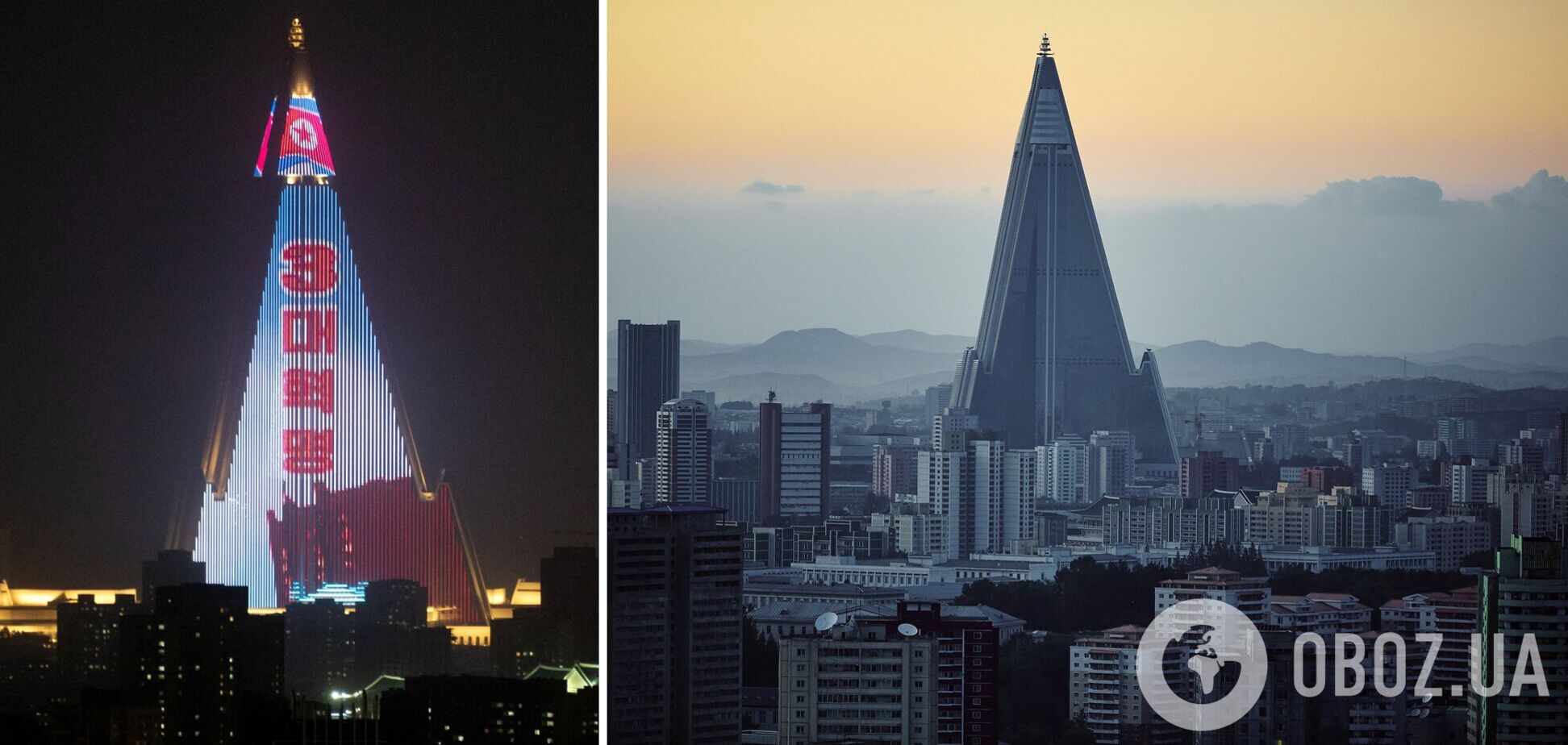 Как выглядит отель Ryugyong в КНДР стоимостью почти $2 миллиарда и почему его называют 'Мордор'. Фото