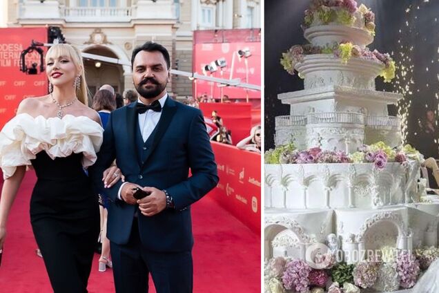 Продюсер Поляковой заявил, что торт за 100 тыс. грн на скандальной свадьбе во Львове был пластиковым.