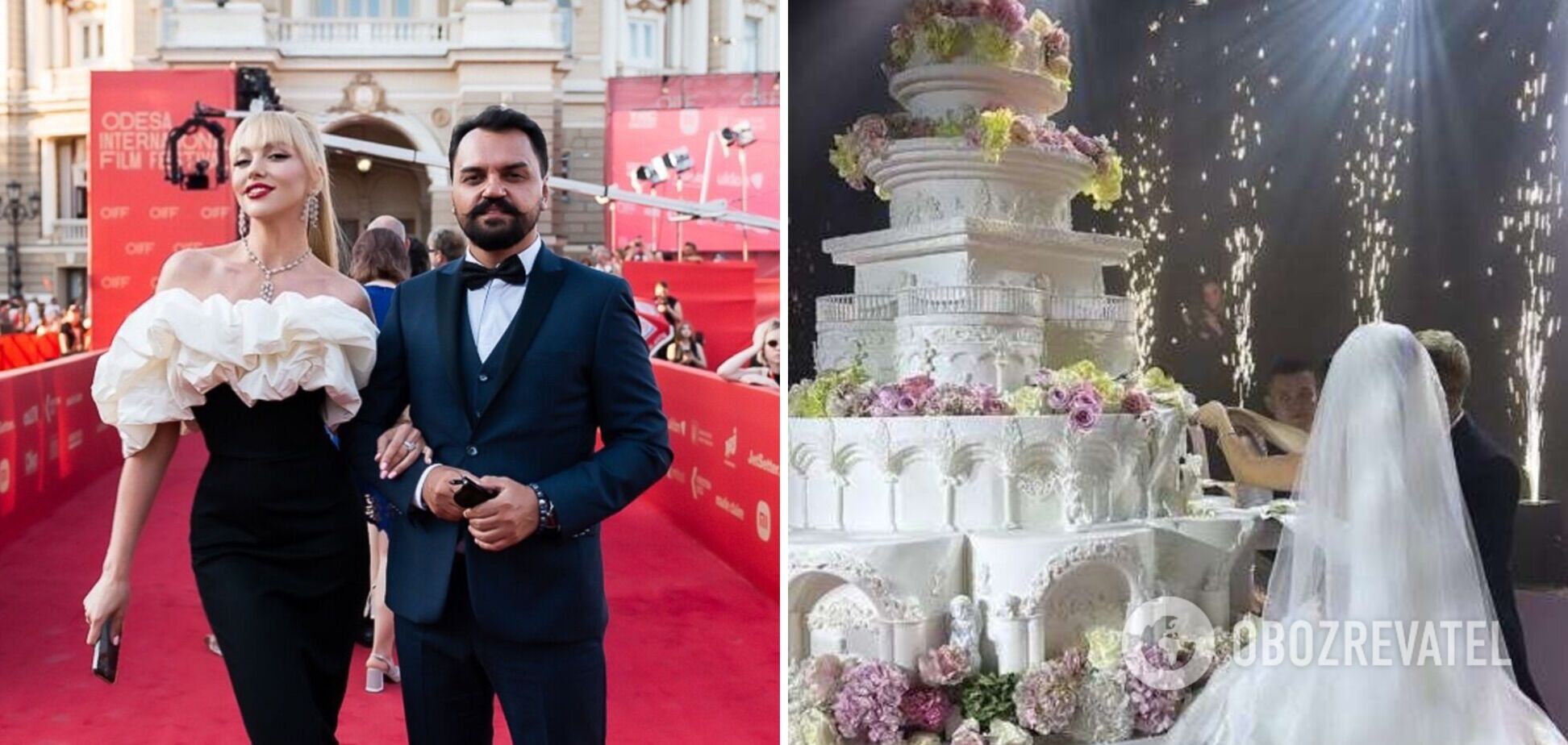 Продюсер Поляковой заявил, что торт за 100 тыс. грн на скандальной свадьбе во Львове был пластиковым.