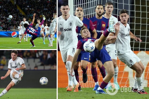 'Шахтер' с пушечным голом Судакова проиграл 'Барселоне' в Лиге чемпионов. Видео