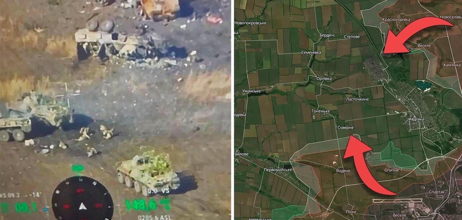 Россияне снова попытались атаковать Авдеевку и получили по зубам