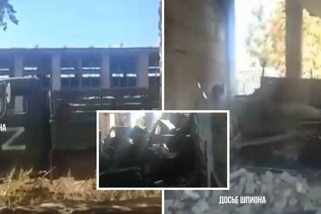 Будівля перетворилася на руїни, техніку знищено: окупант поскаржився на наслідки удару з американської гаубиці М777А2. Відео