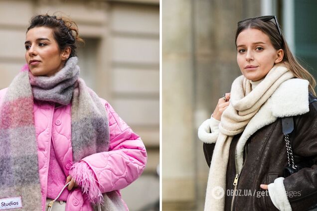 5 стильных идей, как носить шарф осенью и зимой 2023/2024