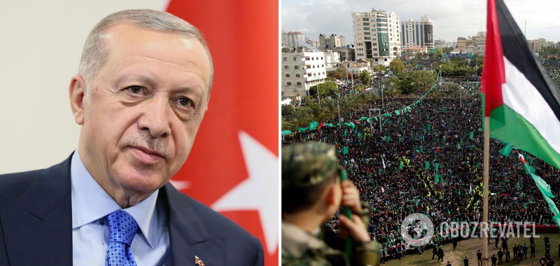 Ердоган закликав усіх турків вийти на мітинг на підтримку Палестини