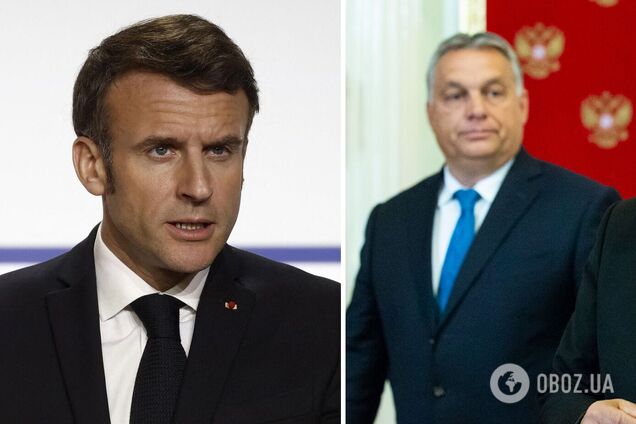 Макрон пригласил Орбана в Париж, одна из тем переговоров – Украина: в Politico раскрыли детали