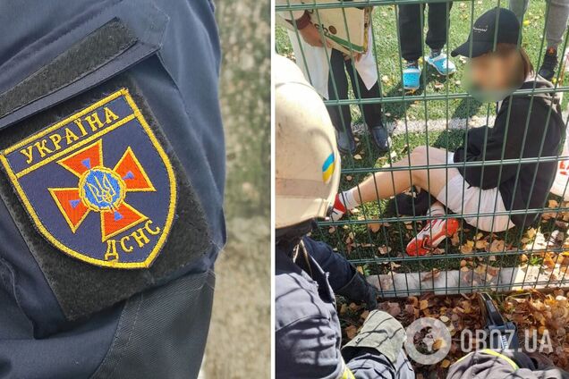 Бойцы ГСЧС быстро освободили ребенка из железной ловушки