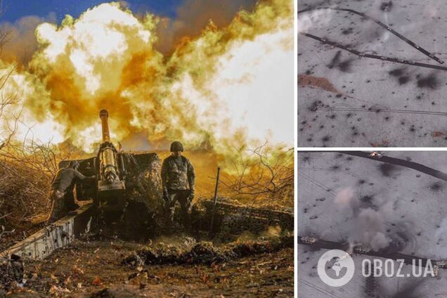 Украинская аэроразведка показала неудачную попытку прорыва оккупантов на Авдеевском направлении. Видео