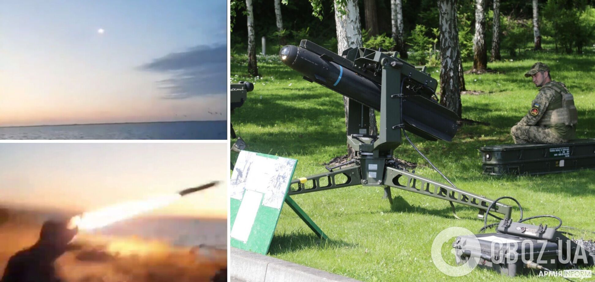 Как воины ВСУ уничтожают врага из шведского легкого противокорабельного ракетного комплекса RBS-17: видео