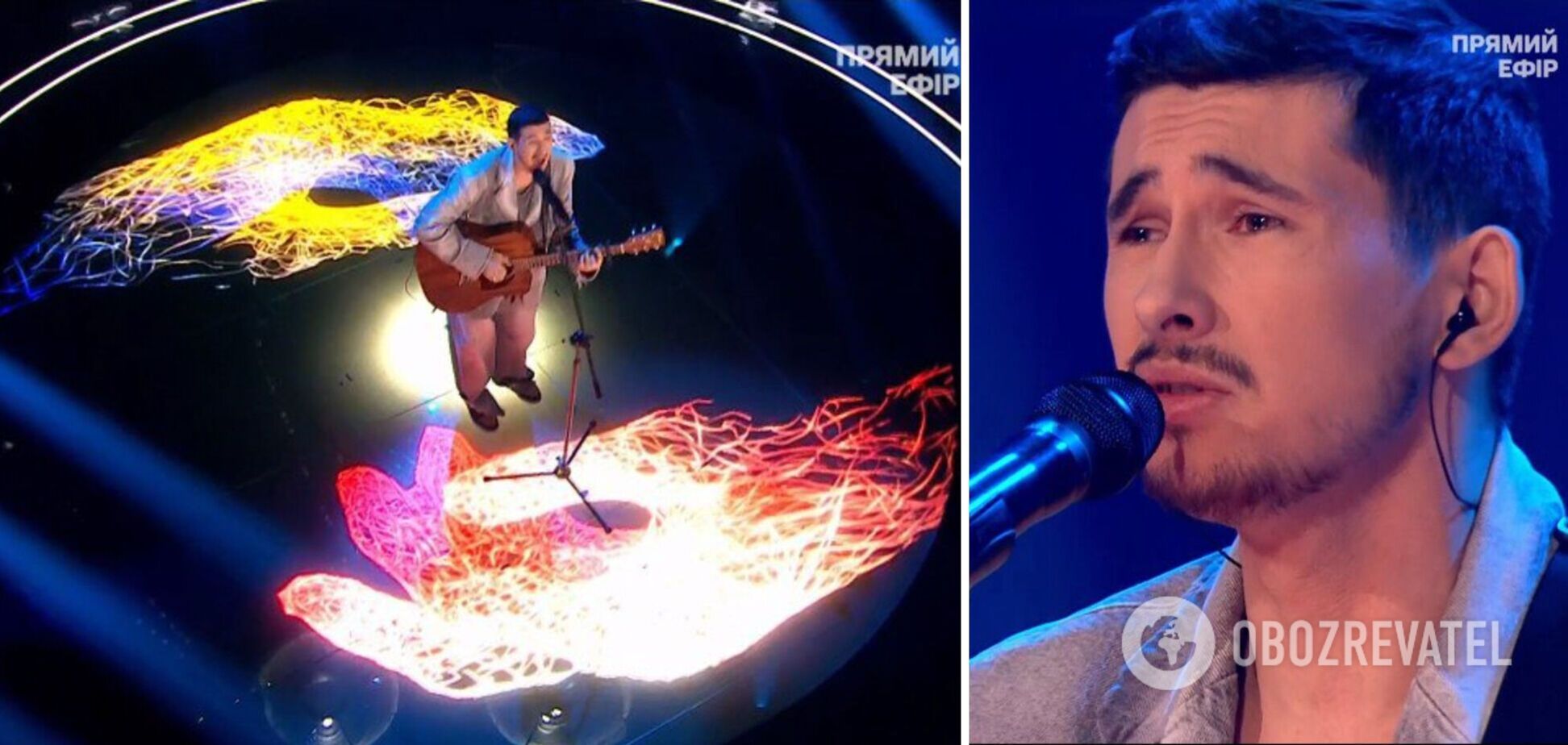Уличный музыкант спел 'Обійми' на польском и поразил выступлением в финале 'Голосу країни-13'