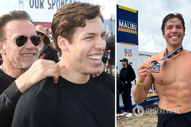 Внебрачный сын Арнольда Шварценеггера поразил невероятным сходством с отцом. Фото