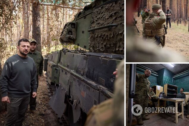 'Українська перемога неодмінно буде': Зеленський відвідав бригади ЗСУ, які виконують бойові завдання на Купʼянсько-Лиманському напрямку. Відео