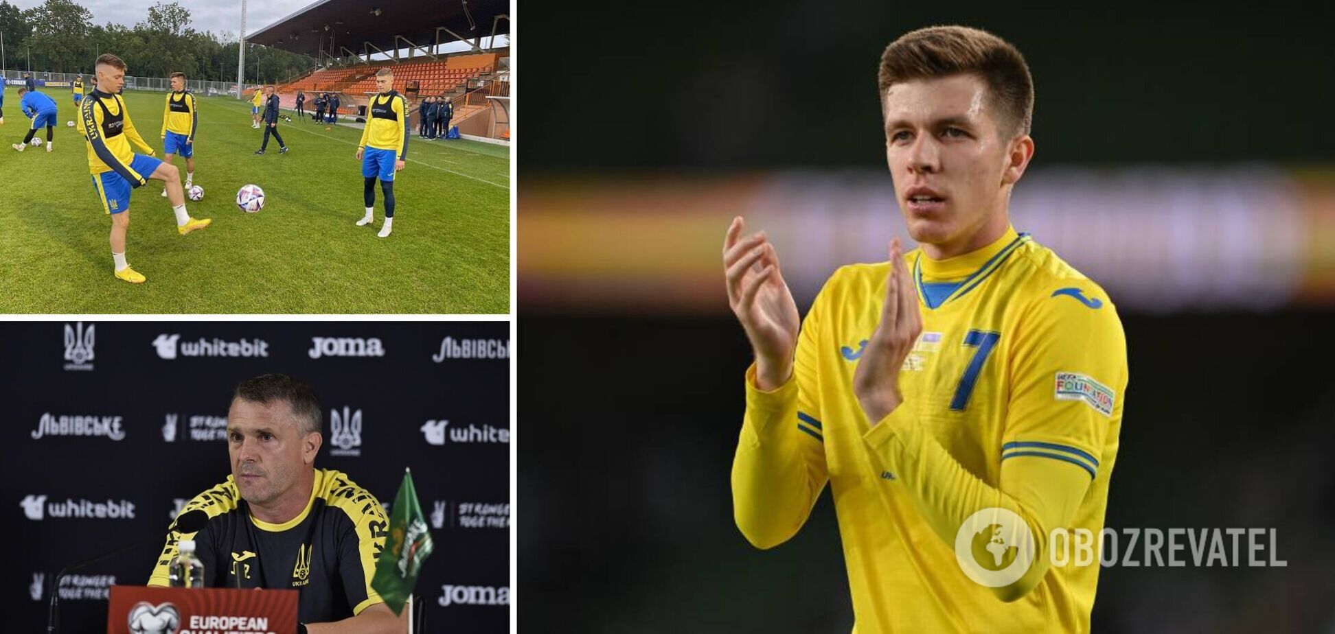 Ребров изменил состав сборной Украины на матчи отбора Евро-2024: кого вызвали вместо одного из лидеров
