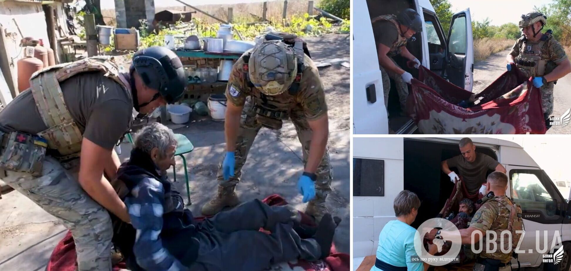 'Якби не вивезли, він би помер': в МВС показали евакуацію хворого за 500 метрів від ворожих позицій. Відео