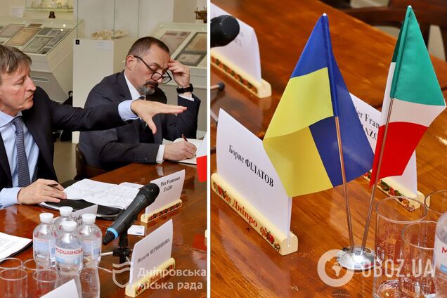 Мер Дніпра Філатов обговорив з послом посилення співпраці з італійськими містами