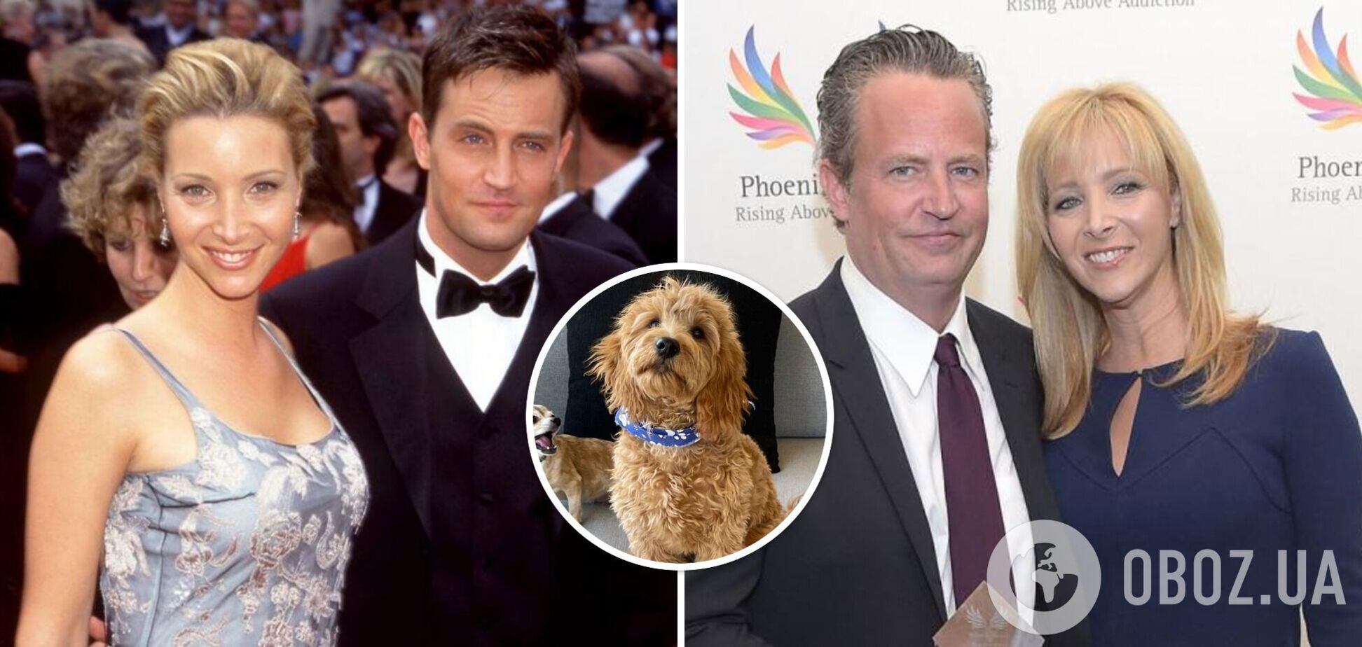 Звезда 'Друзей' собиралась приютить собаку Мэттью Перри после его смерти, но не получилось: животное у экс-невесты актера