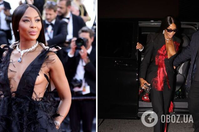 Наомі Кемпбелл без бюстгальтера мало не засвітила зайве на Тижні моди у Парижі