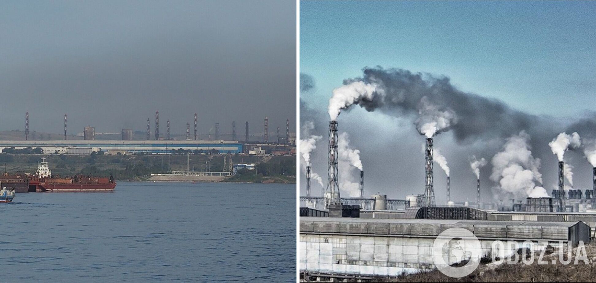 В Красноярске вспыхнул мощный пожар на территории алюминиевого завода: до этого слышали звук взрыва. Видео