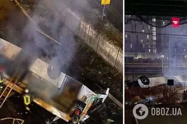 21 людина загинула внаслідок падіння пасажирського автобуса з мосту у Венеції: серед жертв є українці. Відео