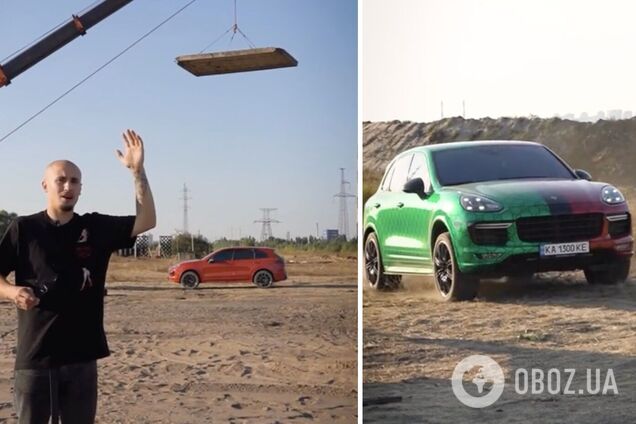 'Лучше бы отдал ВСУ': украинский блогер ради пиара разбил собственный Porsche и нарвался на хейт. Видео