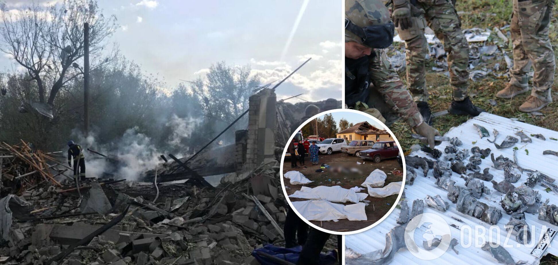 Оккупанты ударили по кафе-магазину под Купянском, где проходили поминки: погибли 52 человека, среди жертв – ребенок. Видео и фото 18+