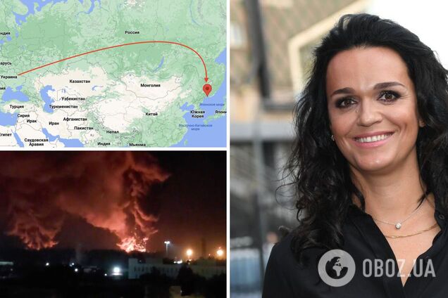 Путинистка Слава испугалась 'дронов' во Владивостоке, на противоположном от Украины конце РФ