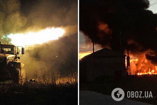 На Запорожье оккупанты обстреляли мирное село с РСЗО кассетными снарядами: есть жертва и пострадавшие