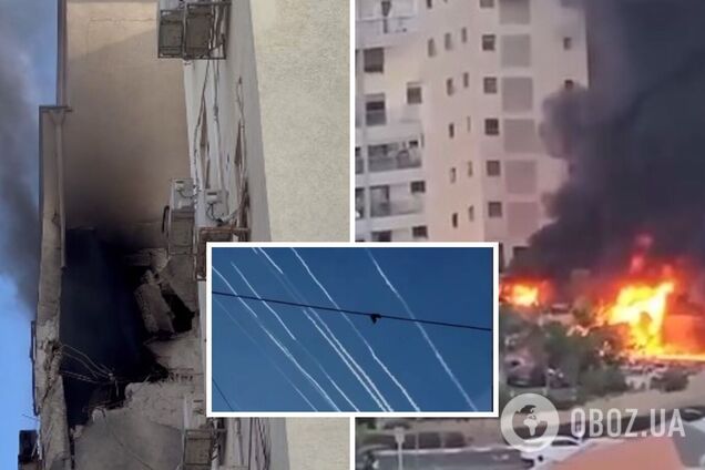 З'явилося відео прямого влучання ракети в житловий будинок у Тель-Авіві