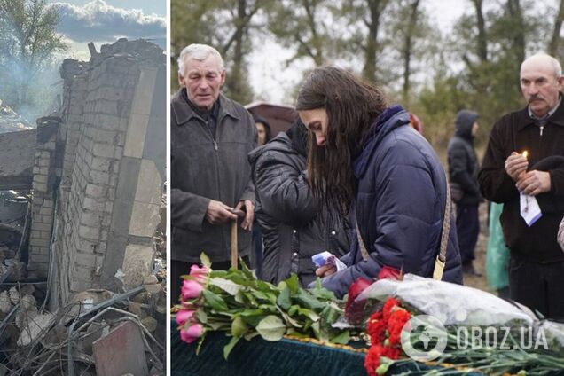Их убила Россия: в Грозе похоронили первую супружескую пару, погибшую в результате ракетного удара 5 октября. Фото и видео