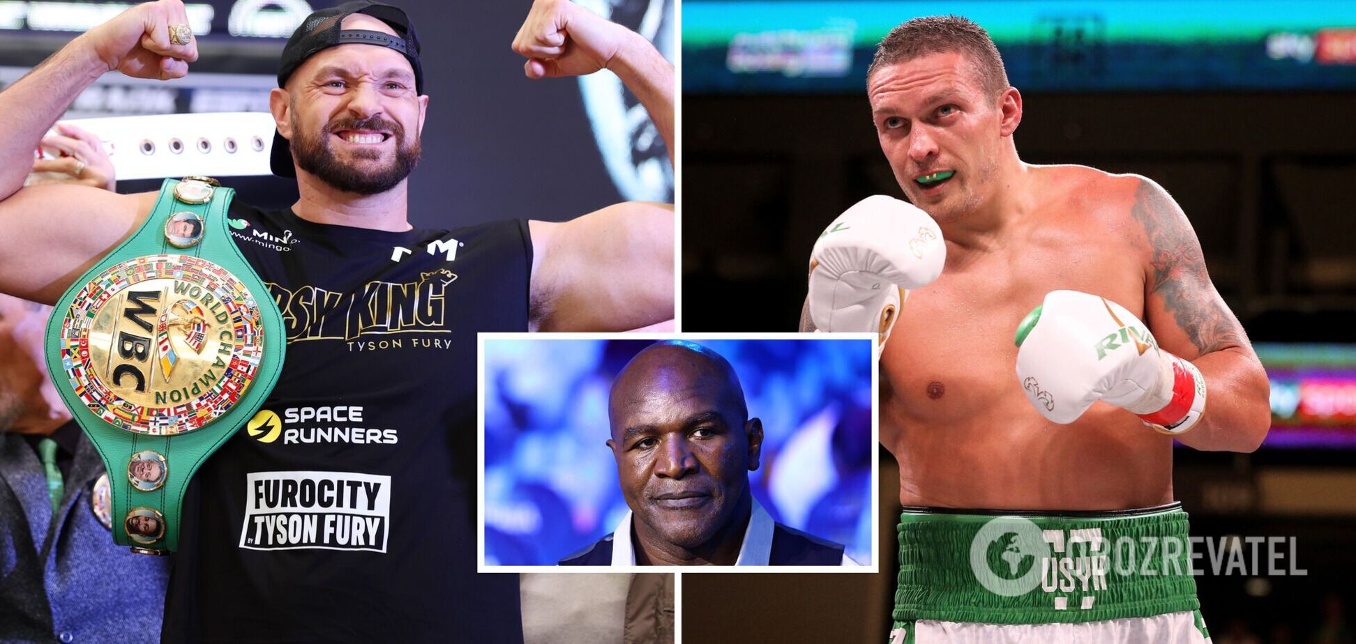 'Не победит'. Эвандер Холифилд сделал однозначный прогноз на бой Усик – Фьюри