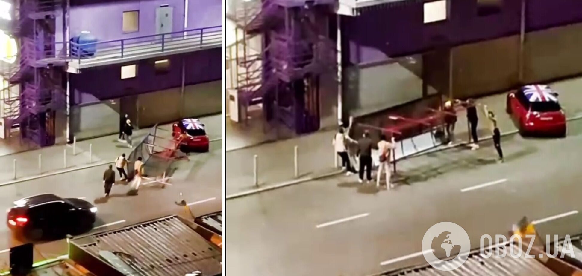 Перехожі прибрали зупинку з дороги