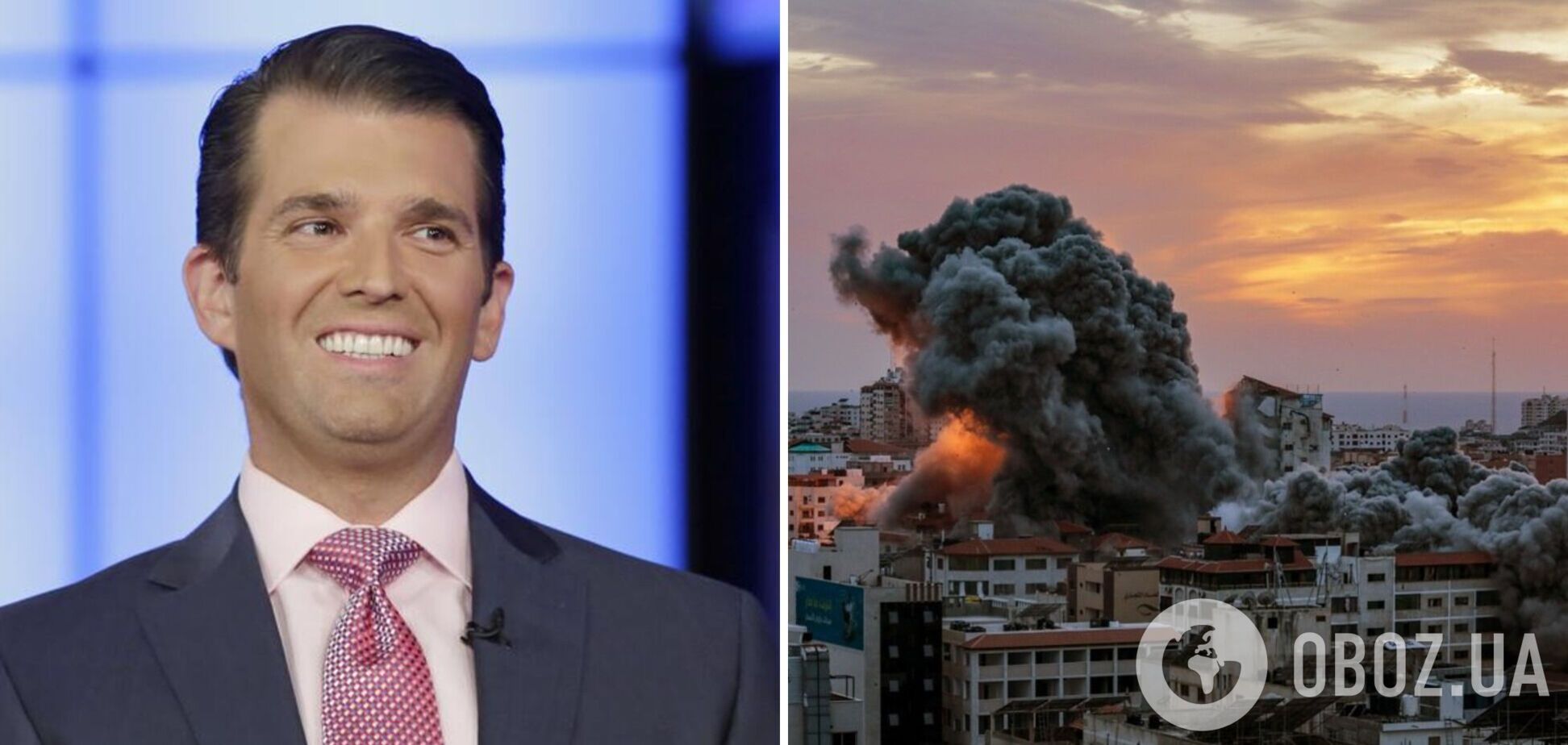 Син Трампа заявив, що за 2 дні війни в Ізраїлі побачив більше відео, ніж з України: його поставили на місце