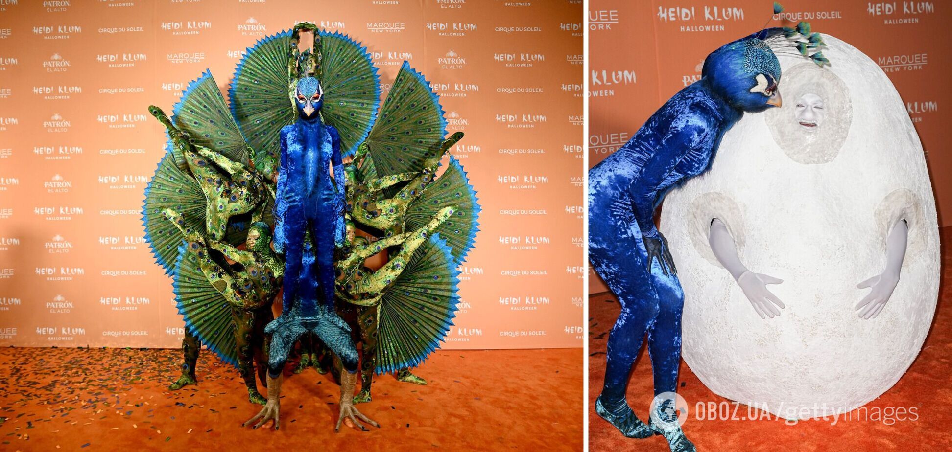 'Королева Хэллоуина' Хайди Клум снова шокировала публику: 10 самых эпатажных костюмов супермодели