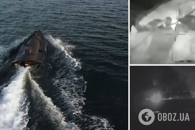 ГУР показало відео ураження ворожих катерів у Криму, на борту яких окупанти розміщували ЗРК
