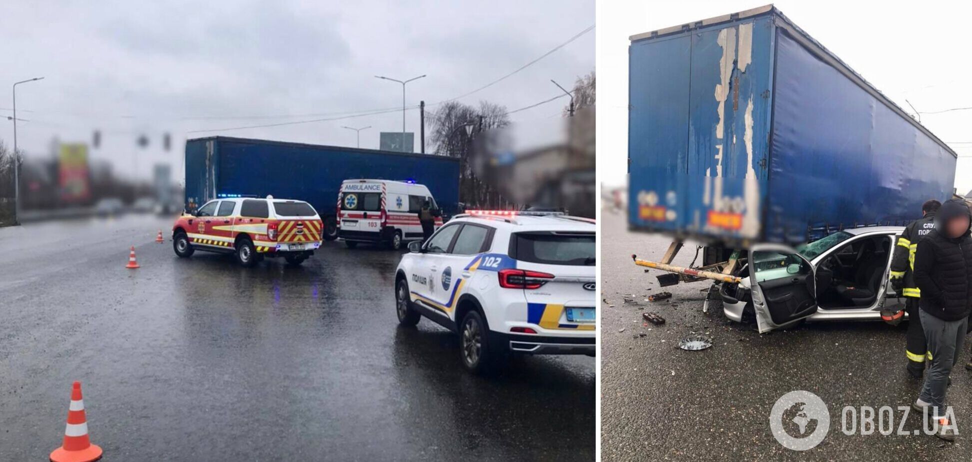 Внаслідок ДТП постраждав водій легковика