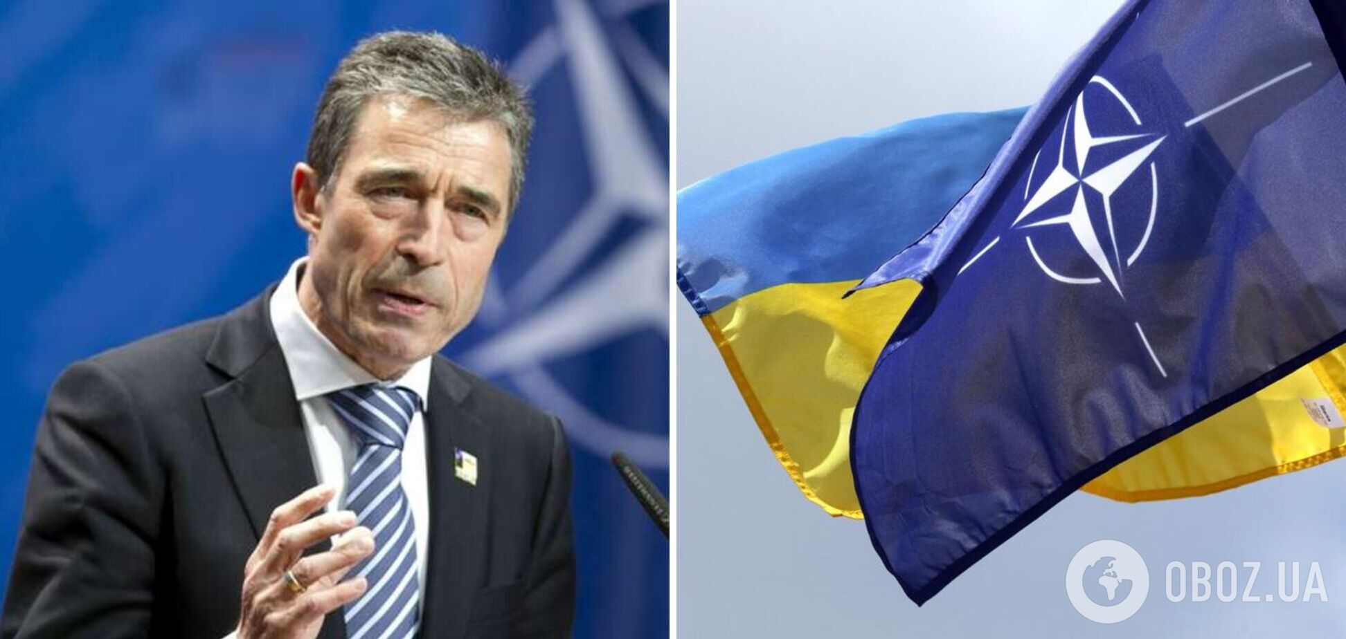 Экс-генсек НАТО Расмуссен выдал, что Украину можно принять в Альянс без гарантий для оккупированных территорий