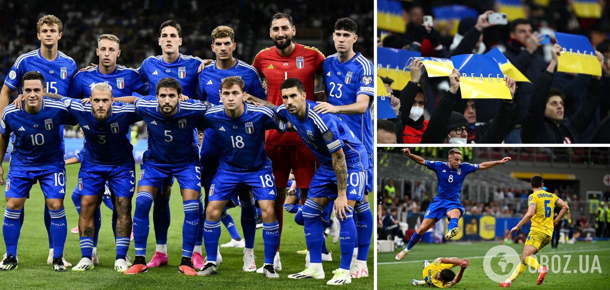 Італія назвала склад на ключовий матч з Україною у відборі Євро-2024 з футболу