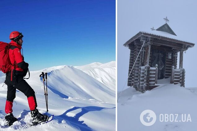 В Карпаты пришла настоящая зима: горы покрыло сугробами снега. Фото и видео