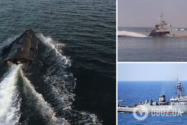 За рік українські дрони уразили 7 кораблів Чорноморського флоту РФ: список