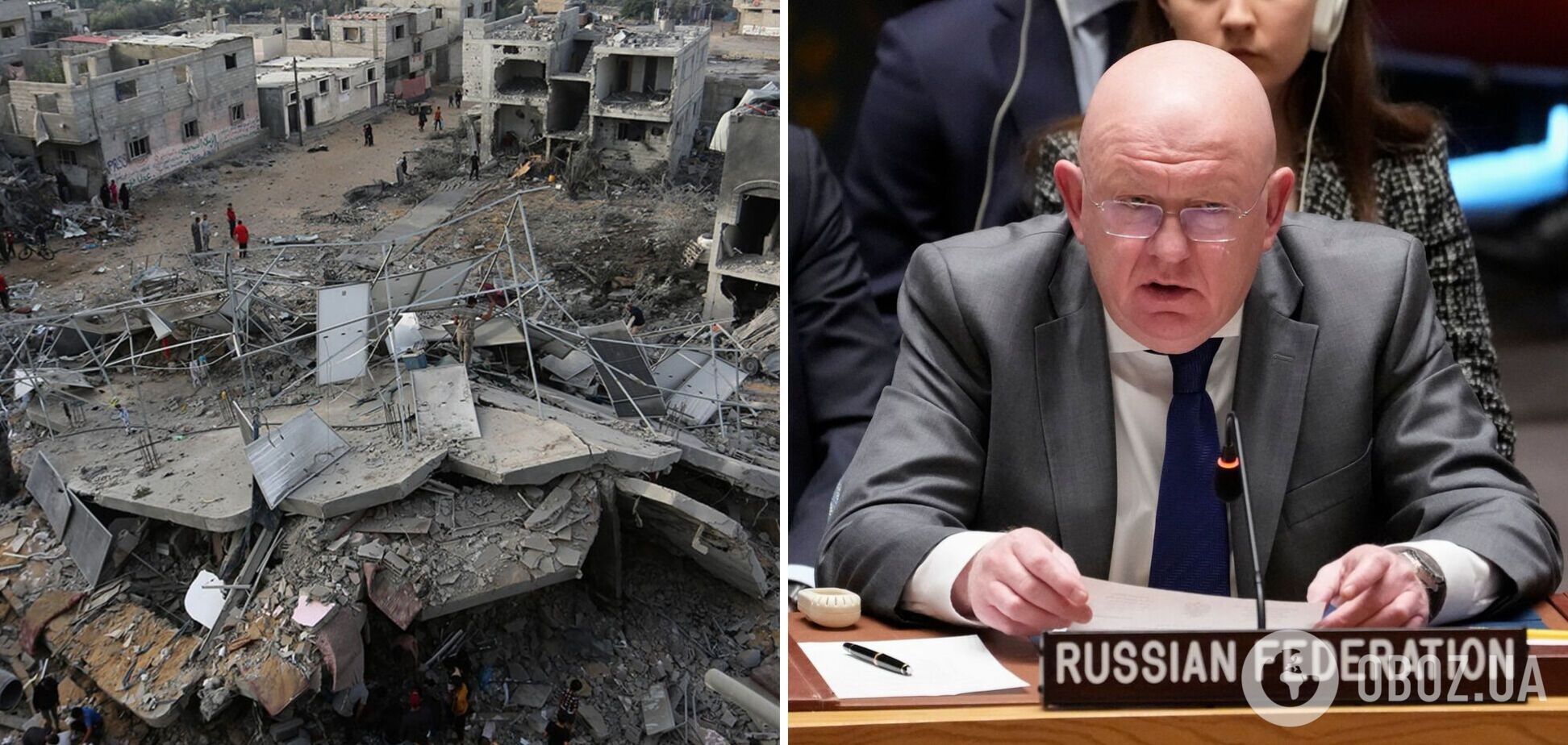 Представника Росії в ООН раптом шокували удари по цивільних об’єктах у Газі