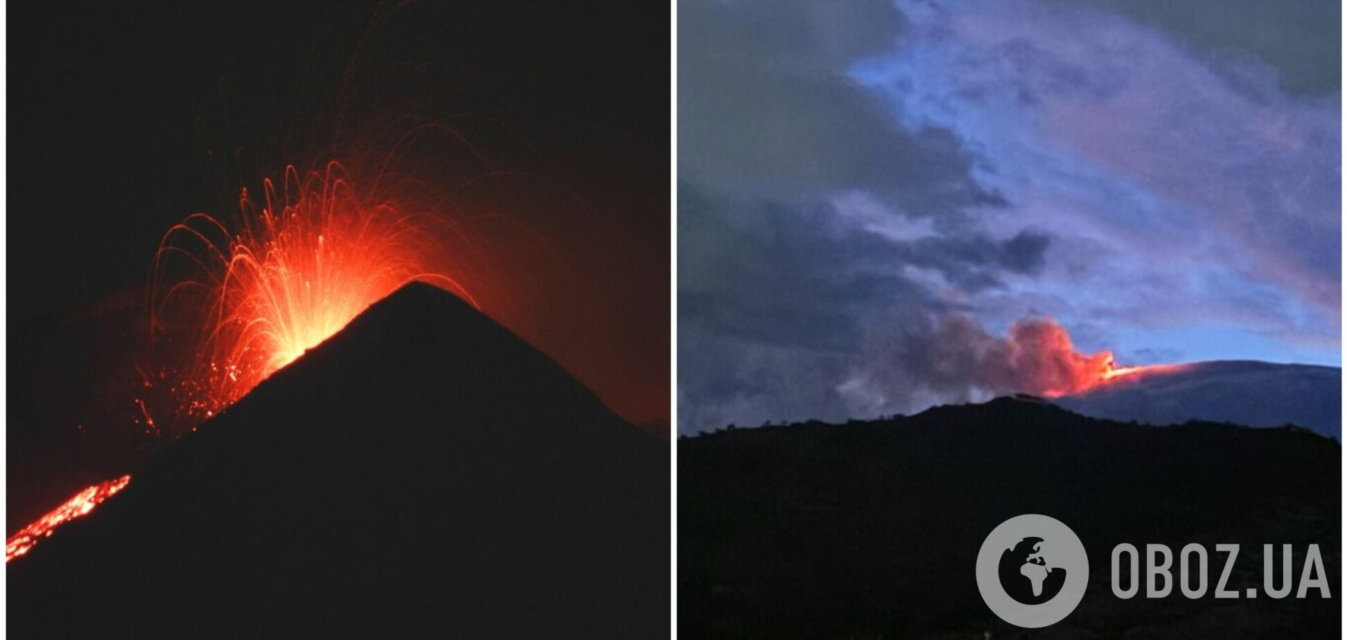 На Сицилії відбулося виверження вулкана Етна: з'явилися вражаючі фото та відео