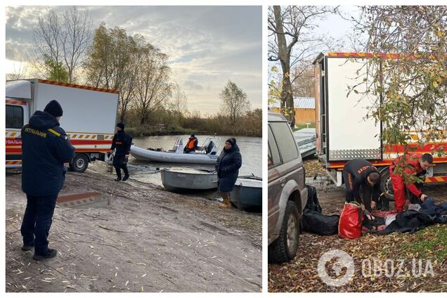 Перекинувся човен: на Полтавщині у Дніпрі зникли двоє чоловіків, пошуки продовжуються. Фото