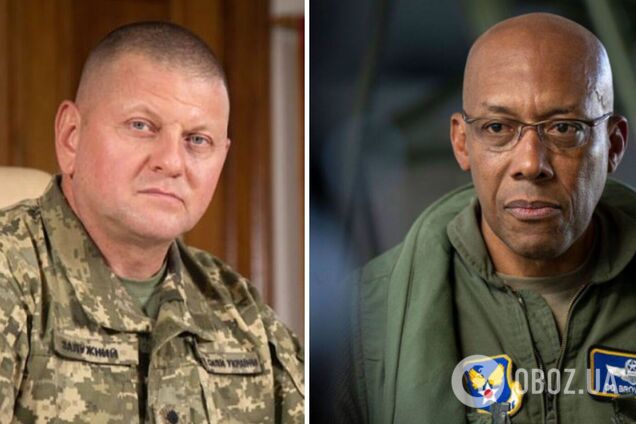 'Обговорили плани на зимовий період': Залужний зідзвонився з головою Об'єднаного комітету начальників штабів США Брауном