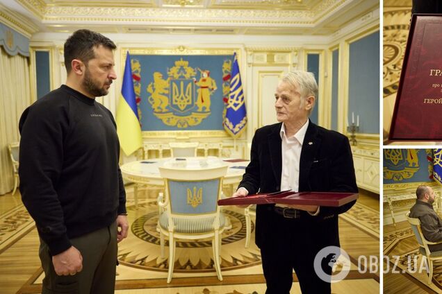 Зеленський відзначив Мустафу Джемілєва званням Героя України. Відео
