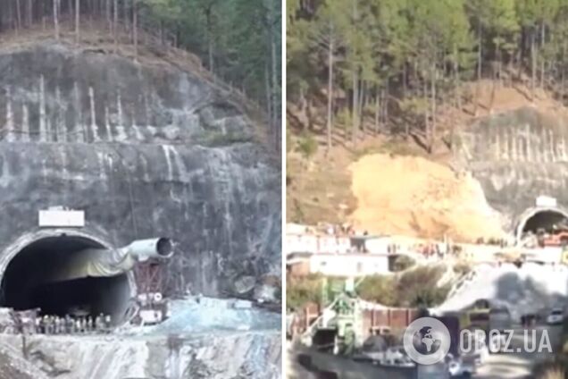 В Індії обвалився гірський тунель: під завалами застрягли 40 робітників. Відео