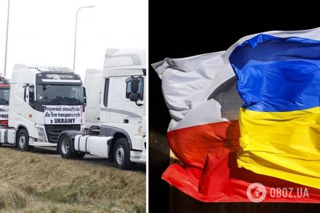 Вантажівки масово їдуть із Польщі в Україну
